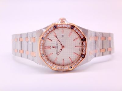 AAA Copy Audemars Piguet Royal Oak Ladies Quartz Rose Gold Two-tone Watch